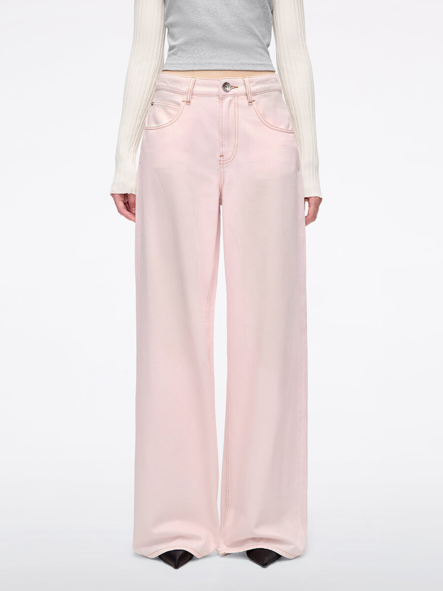 jeans mit weitem bein