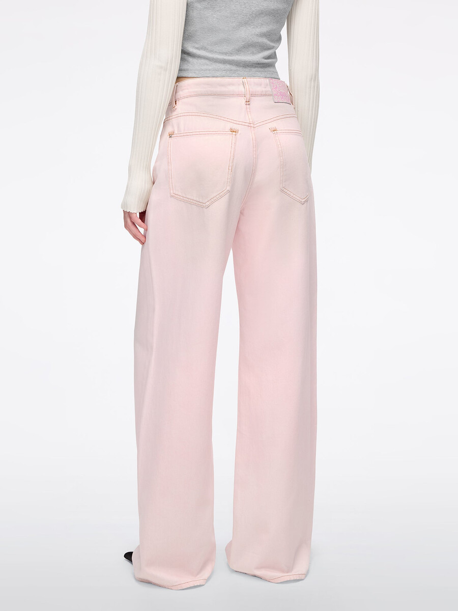 jeans mit weitem bein