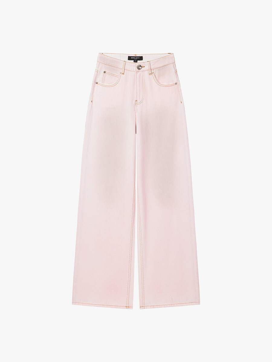 jeans mit weitem bein