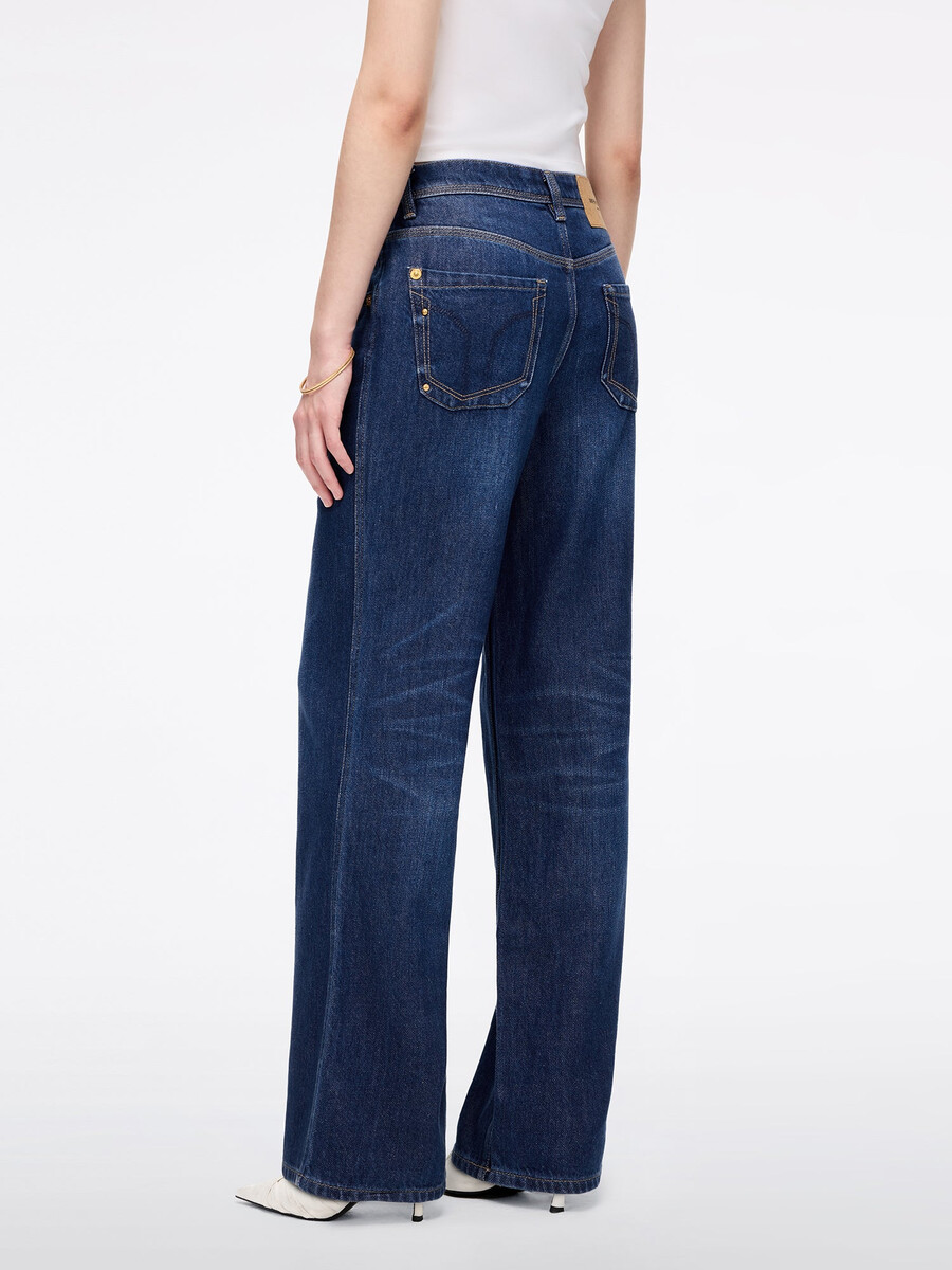 jeans mit gerader passform