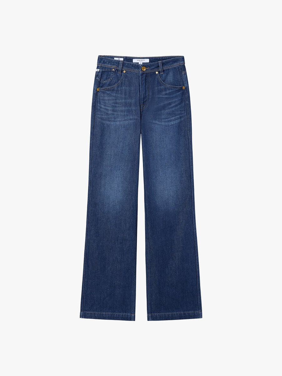 jeans mit gerader passform