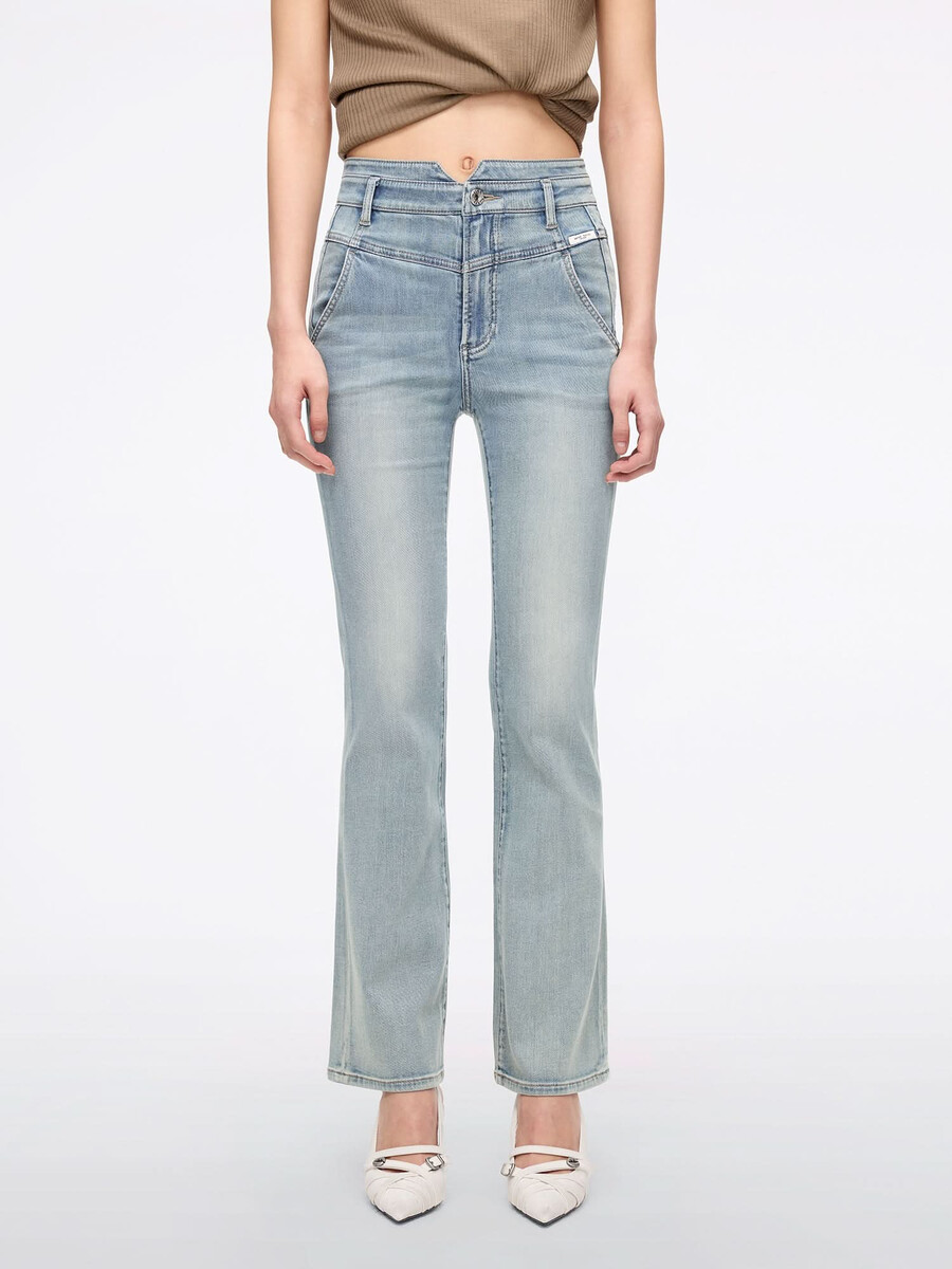 schlagjeans mit hohem bund – alice