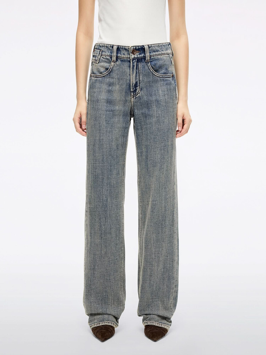 jeans mit geradem bein