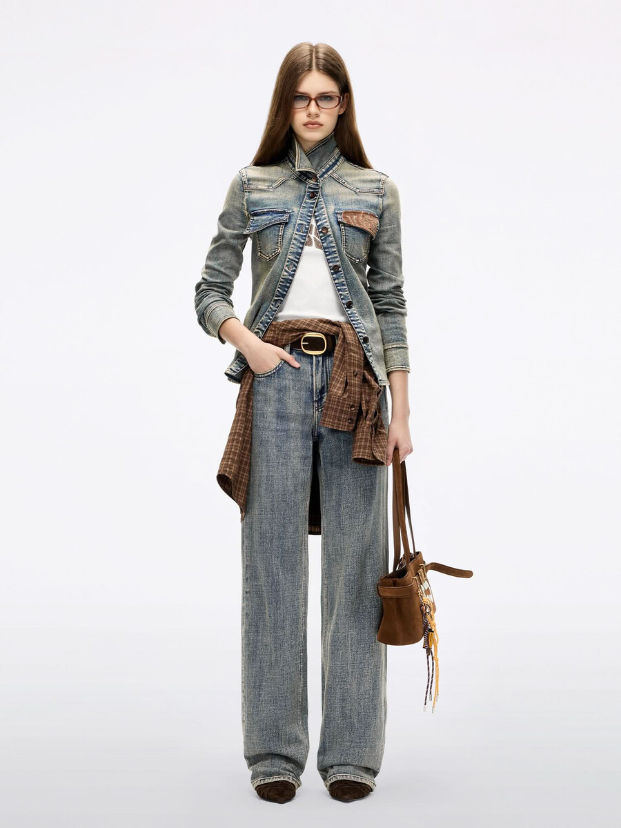 jeans mit geradem bein