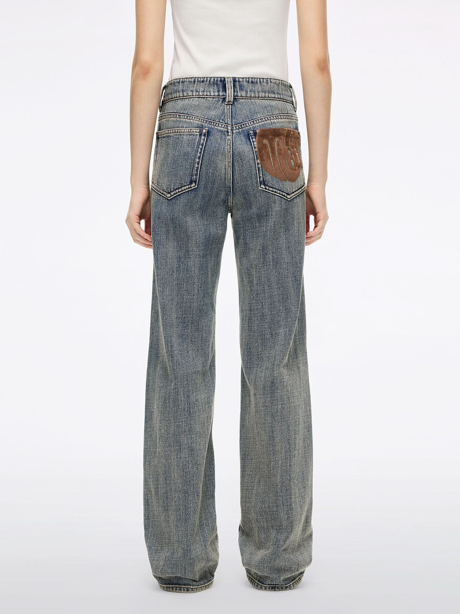 jeans mit geradem bein