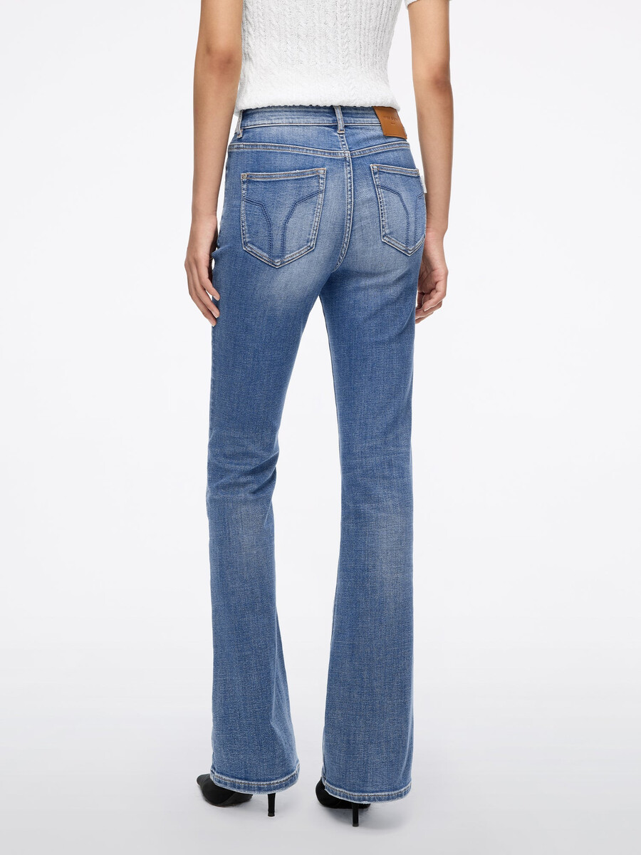 slim flare jeans