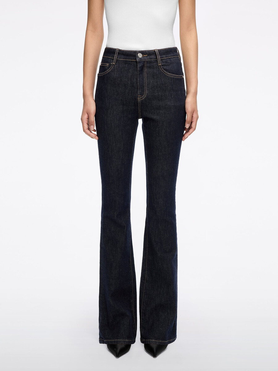 slim flare jeans