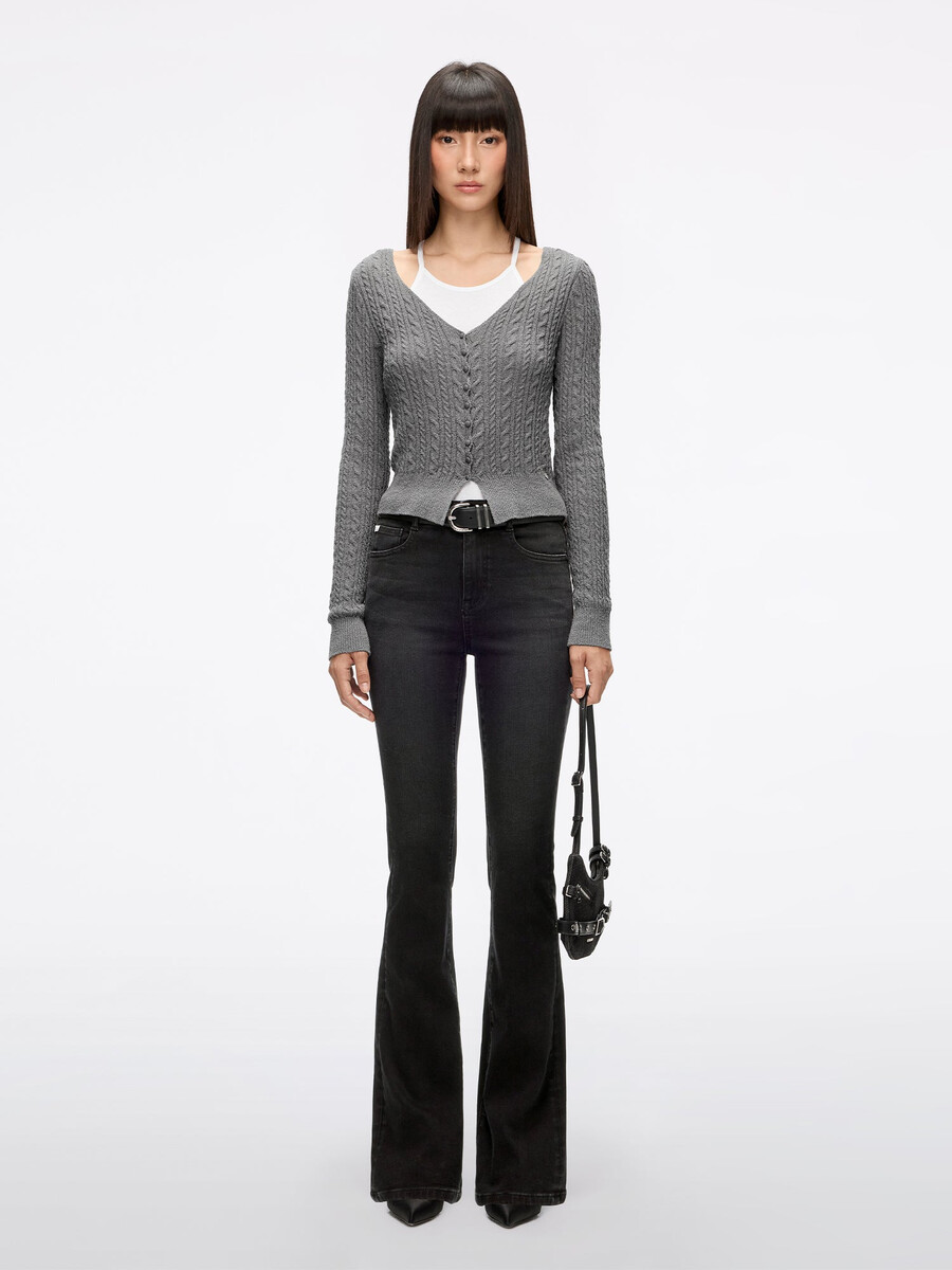 slim flare jeans