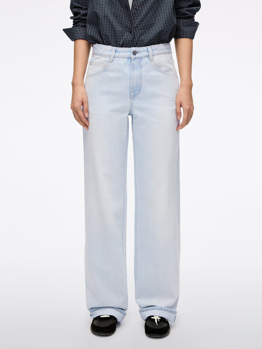 jeans mit gerader passform