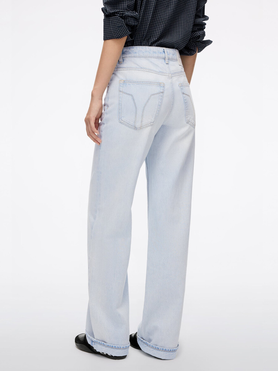 jeans mit gerader passform