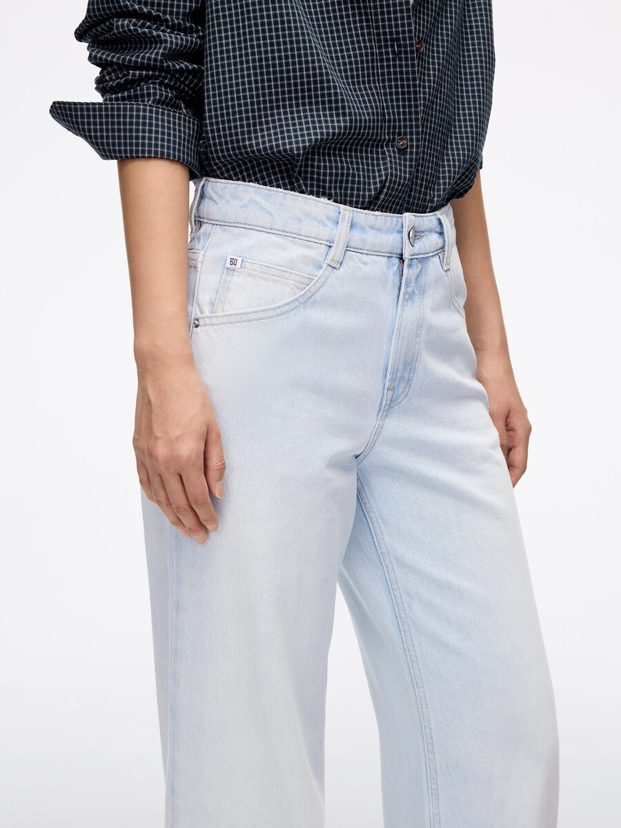 jeans mit gerader passform
