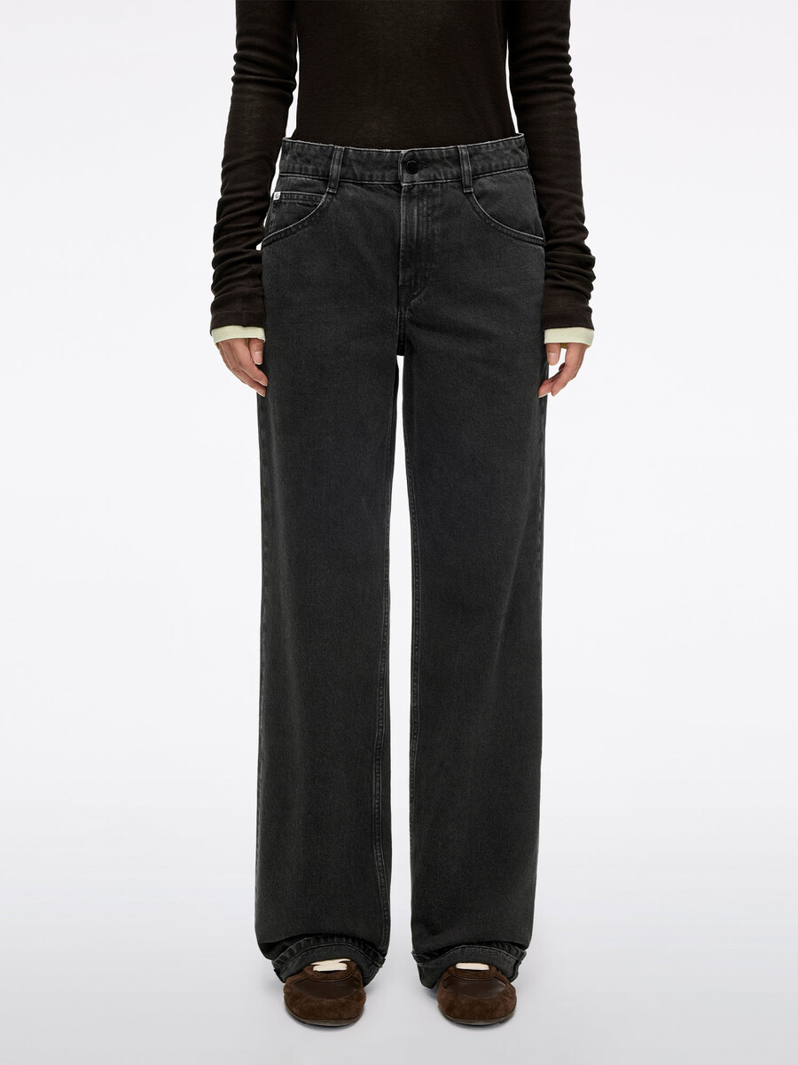 jeans mit gerader passform