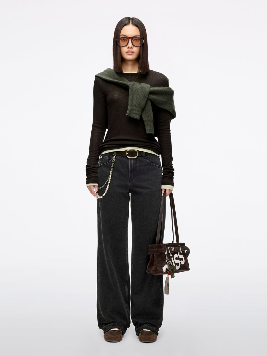 jeans mit gerader passform