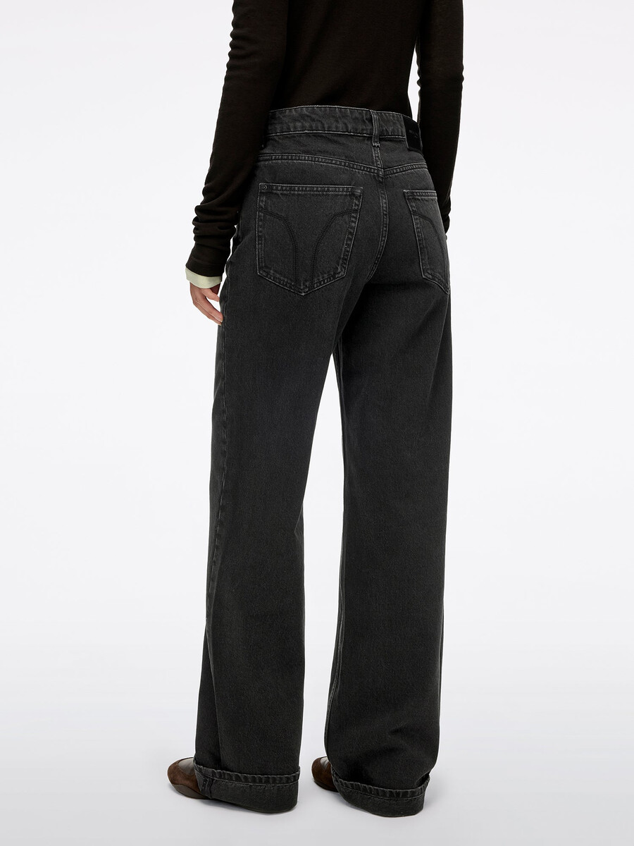 jeans mit gerader passform
