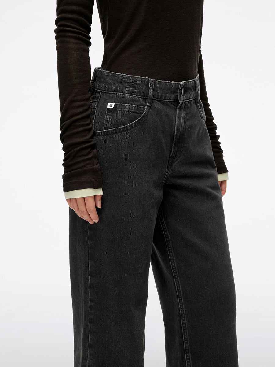 jeans mit gerader passform