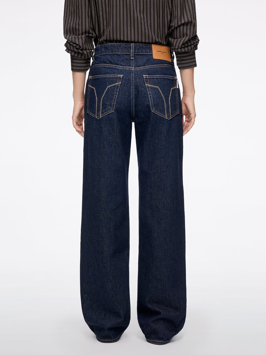 jeans mit gerader passform