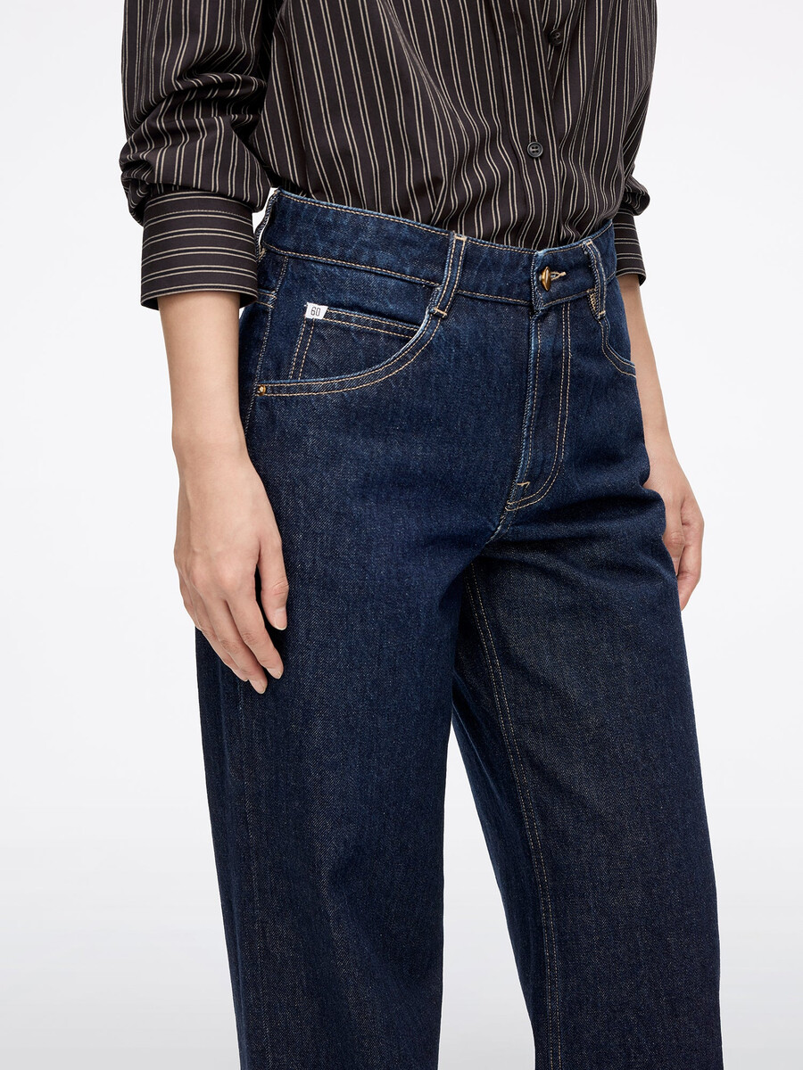 jeans mit gerader passform