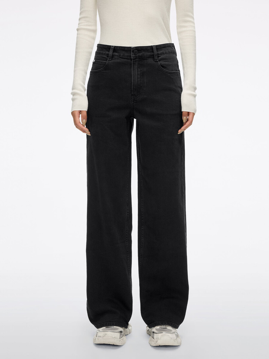 jeans mit gerader passform