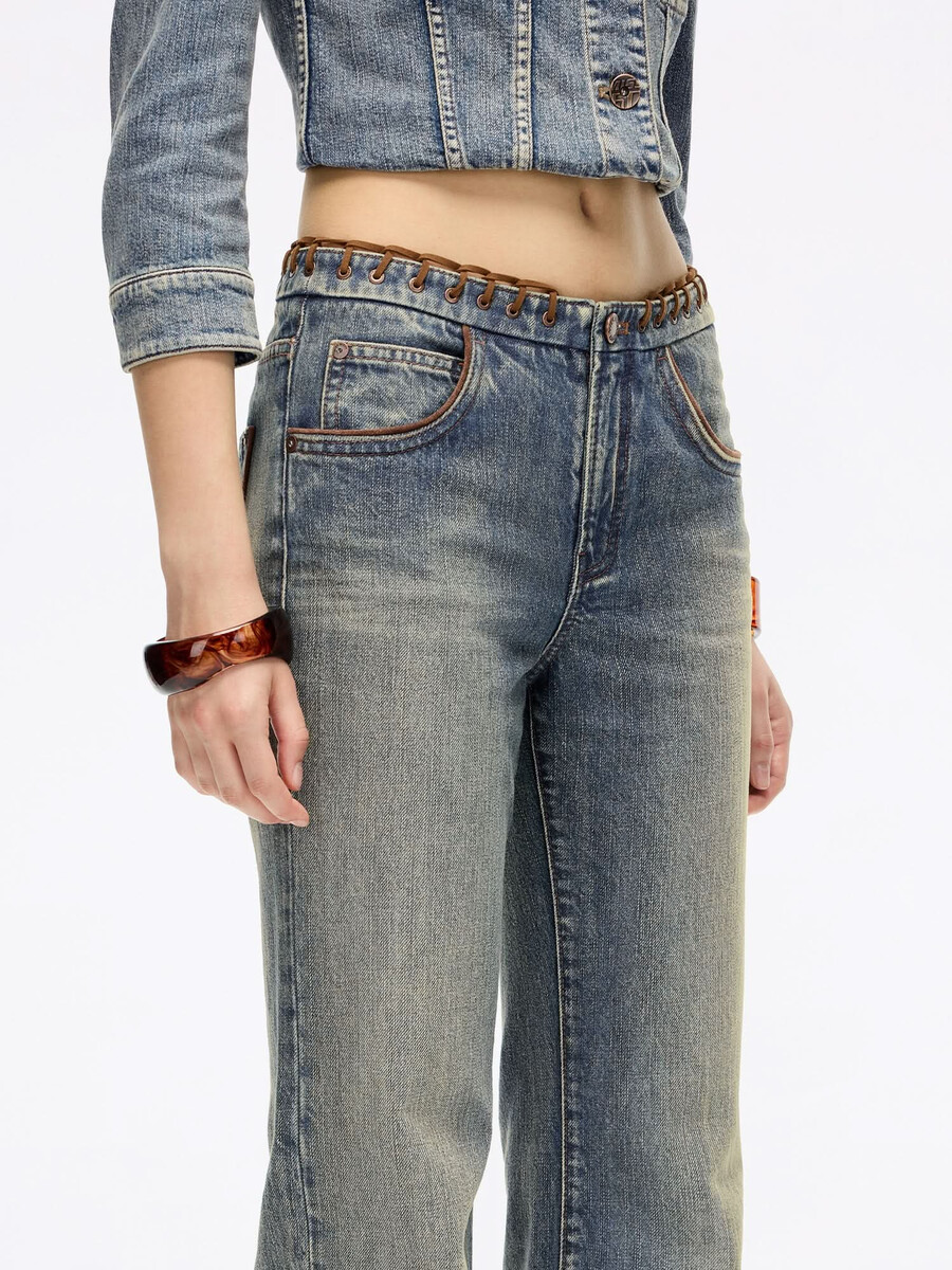 patchwork schlagjeans