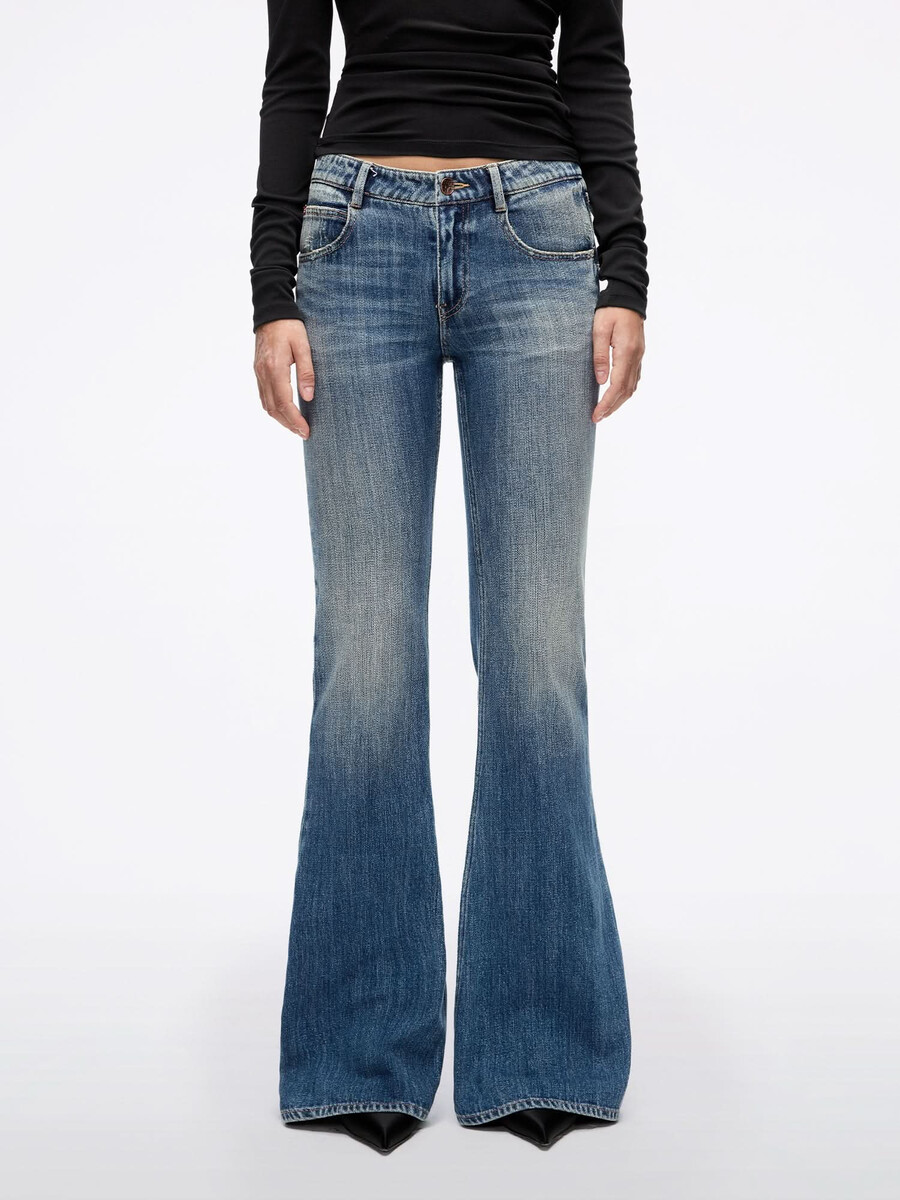 used-look schlagjeans