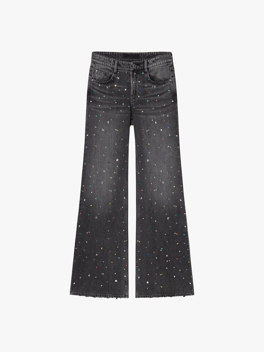strassbesetzte schlagjeans