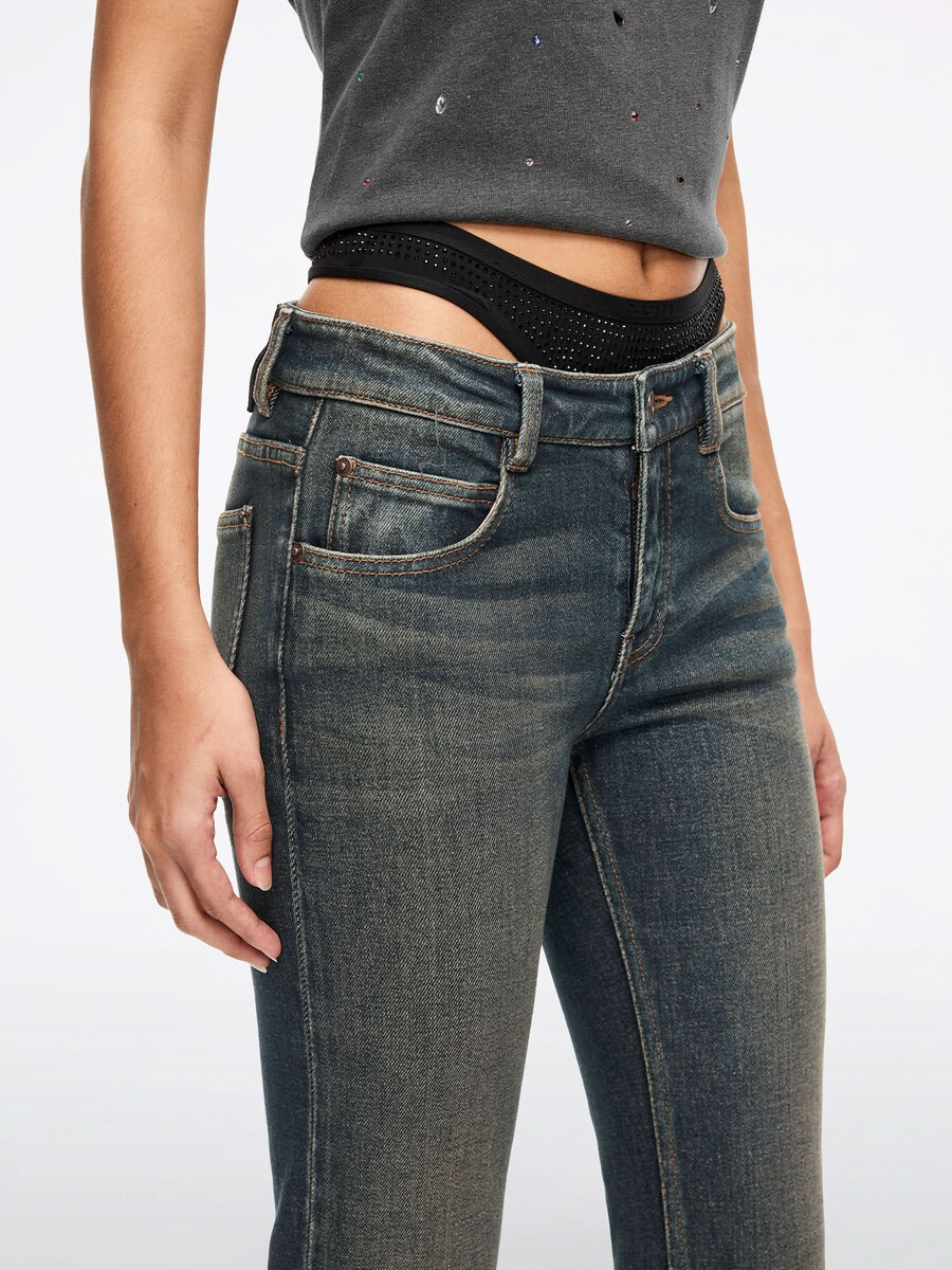 patchwork schlagjeans