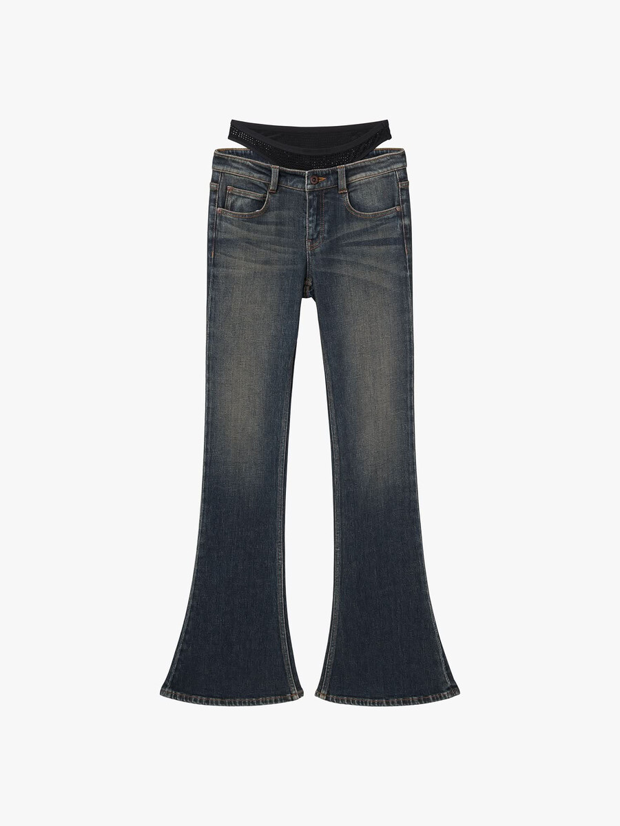 patchwork schlagjeans