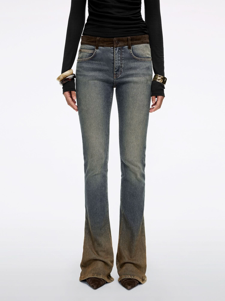 patchwork schlagjeans