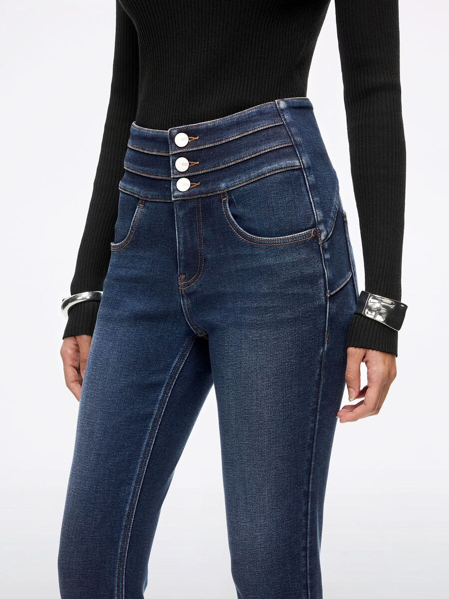 skinny jeans - blau attack - plus 3