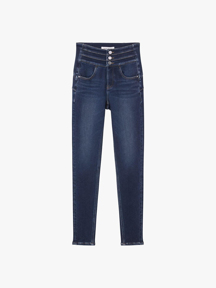 skinny jeans - blau attack - plus 3