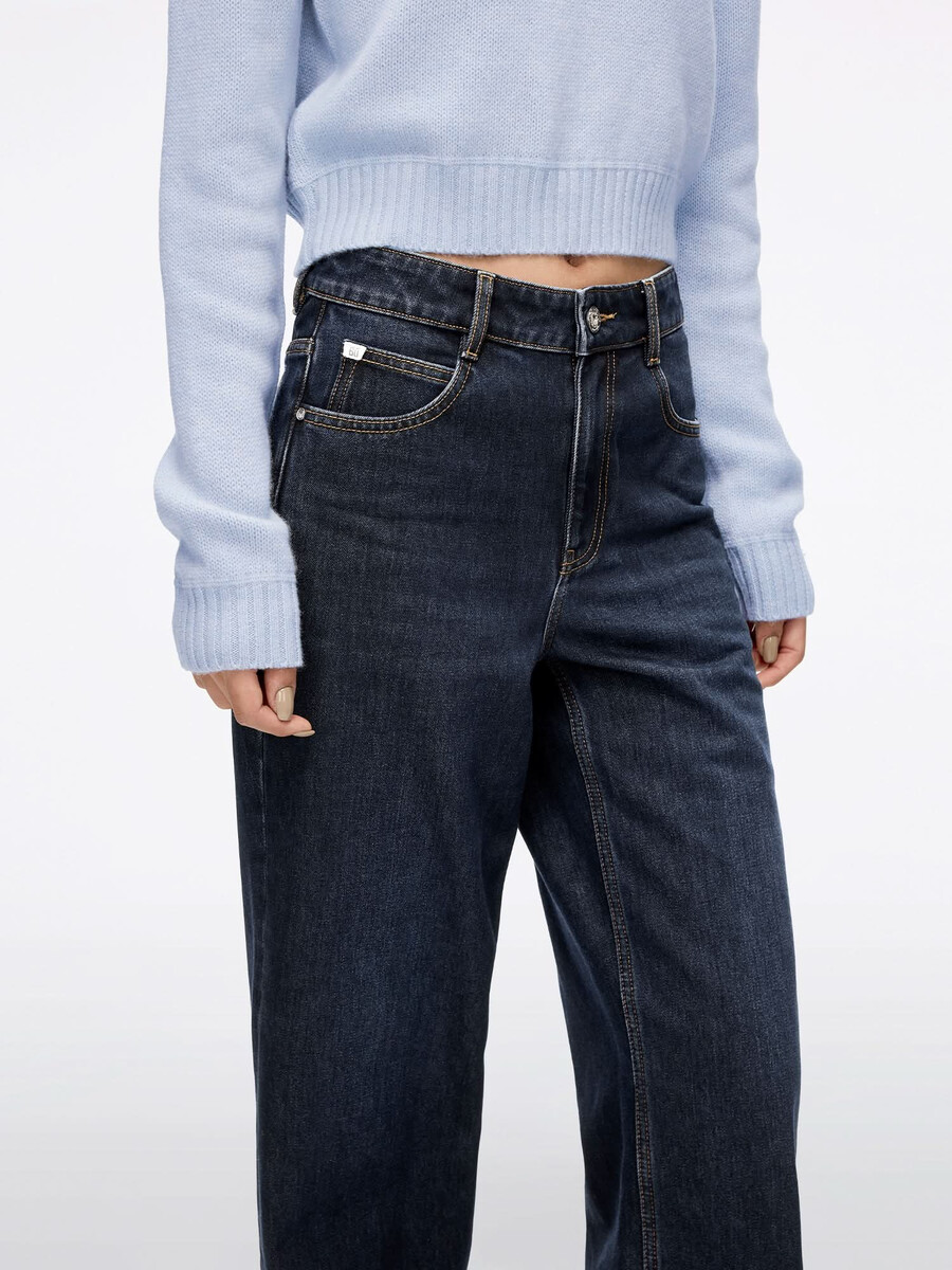 jeans mit gerader passform