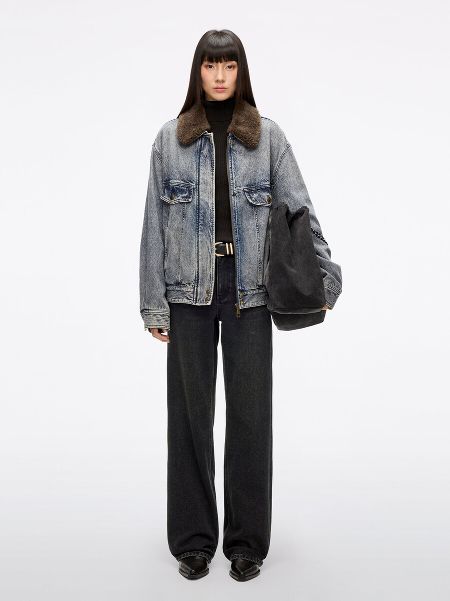 jeans mit gerader passform