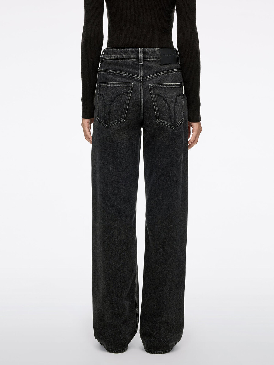 jeans mit gerader passform