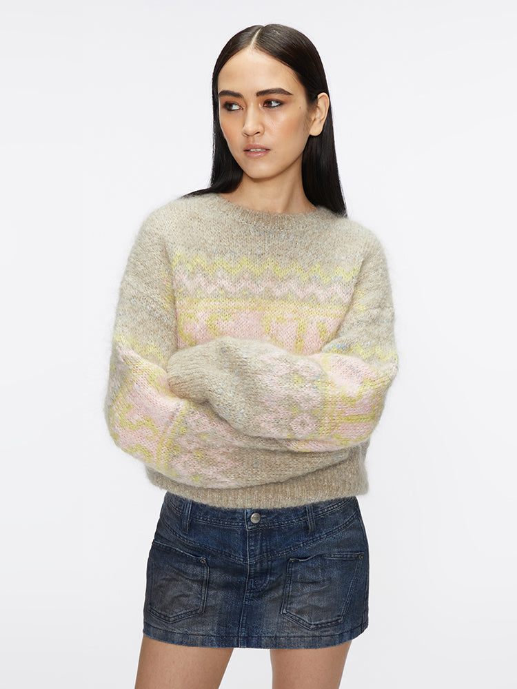 jacquard-pullover