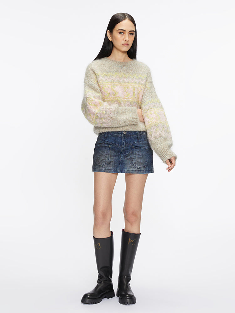 jacquard-pullover