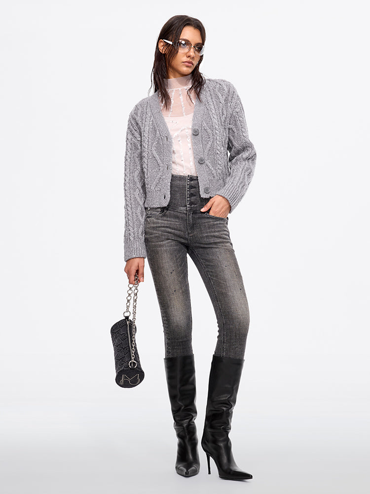 zopfstrick-strickjacke