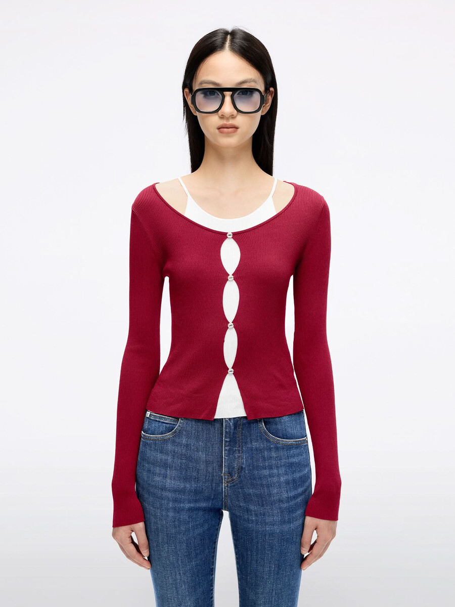 stricktop im lagenlook