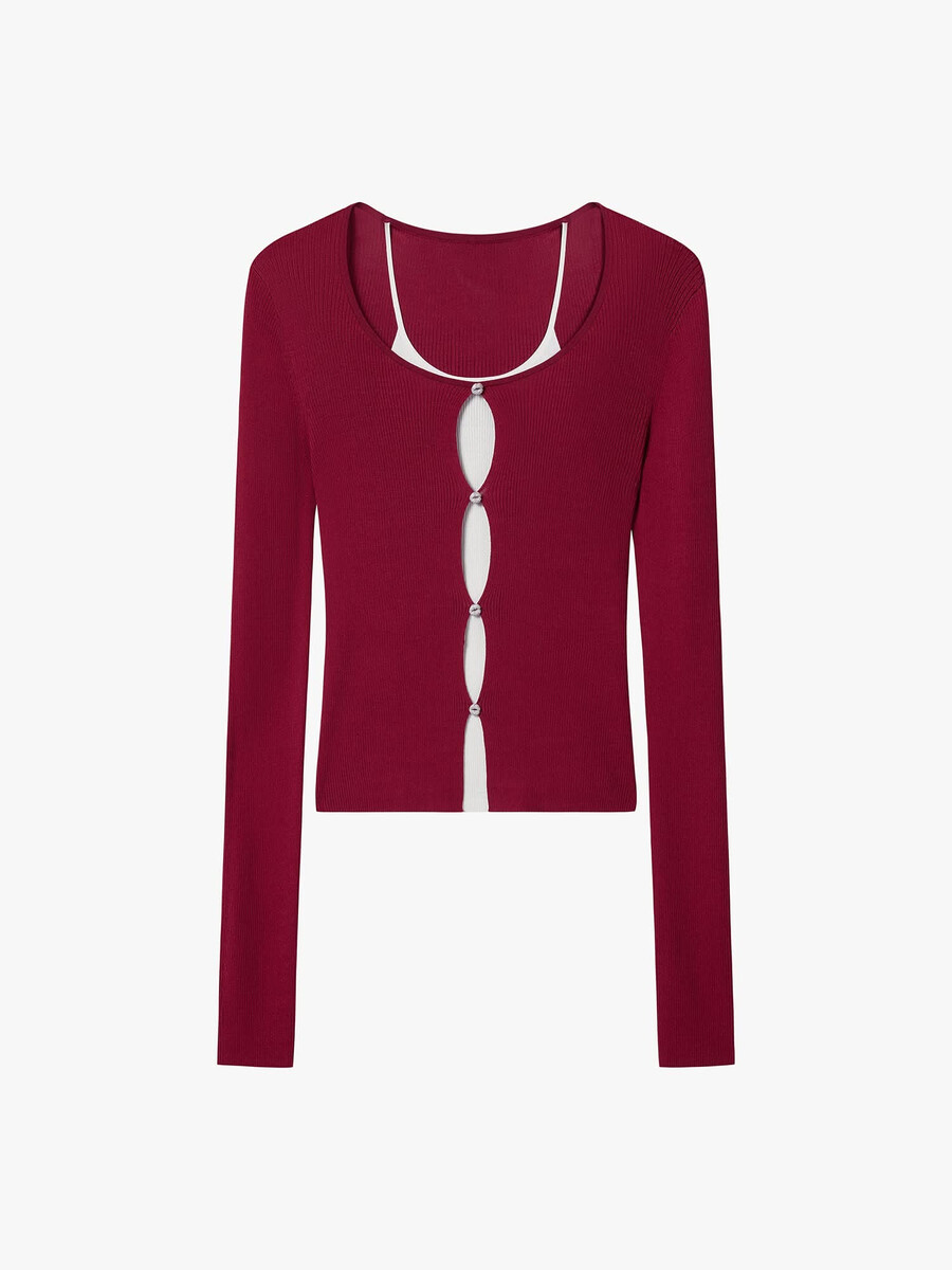 stricktop im lagenlook