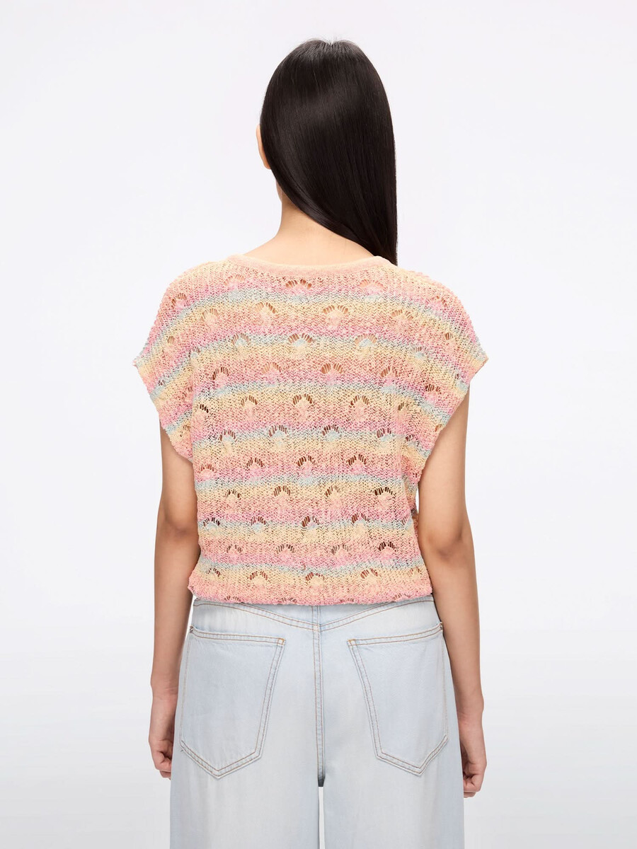 strickpullover mit cut-outs