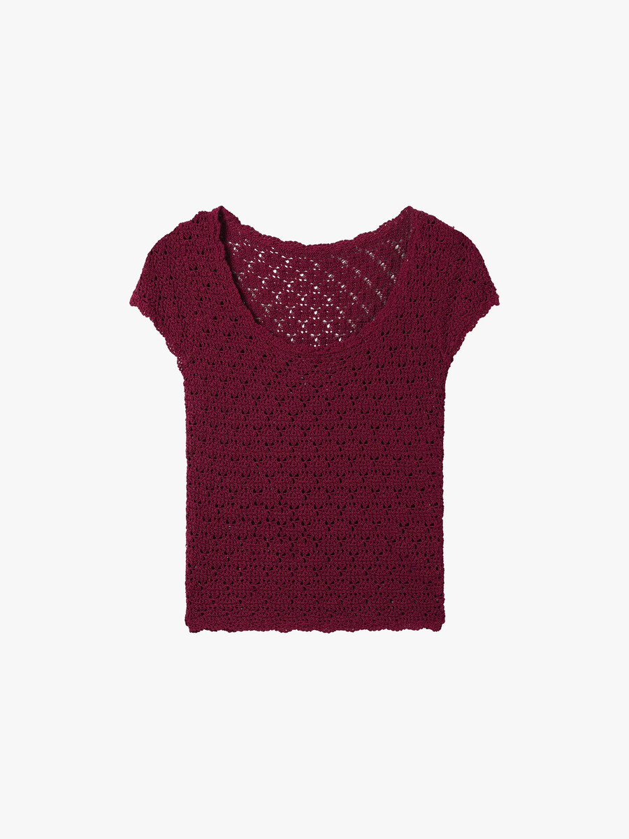 lochstrickoberteil