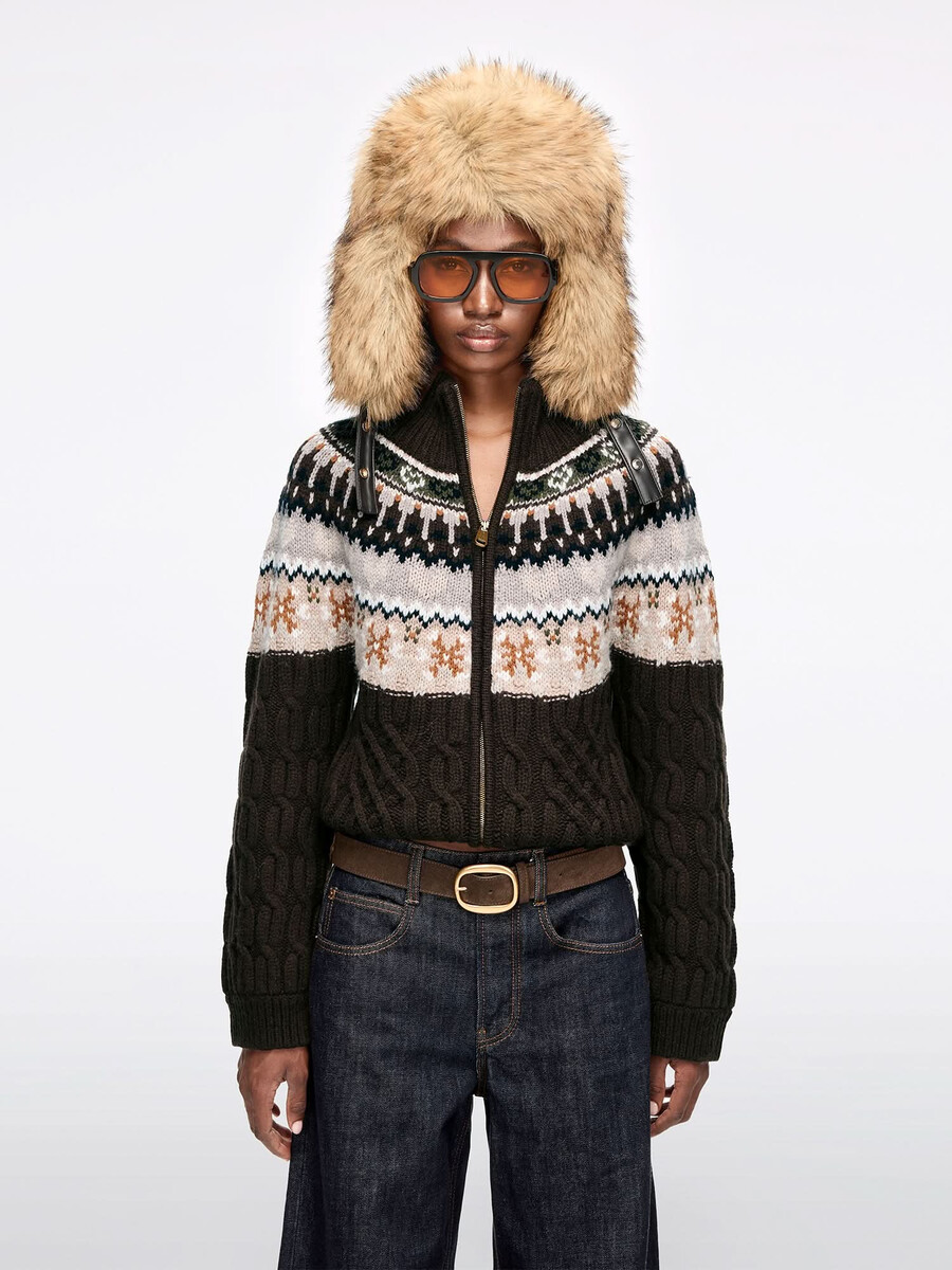 wollstrickjacke