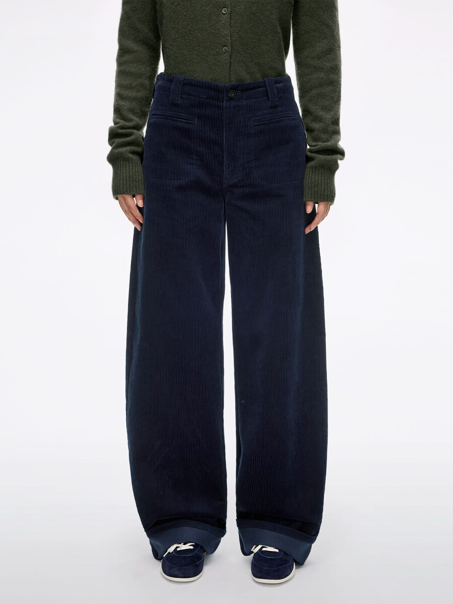 cordhose mit geradem bein