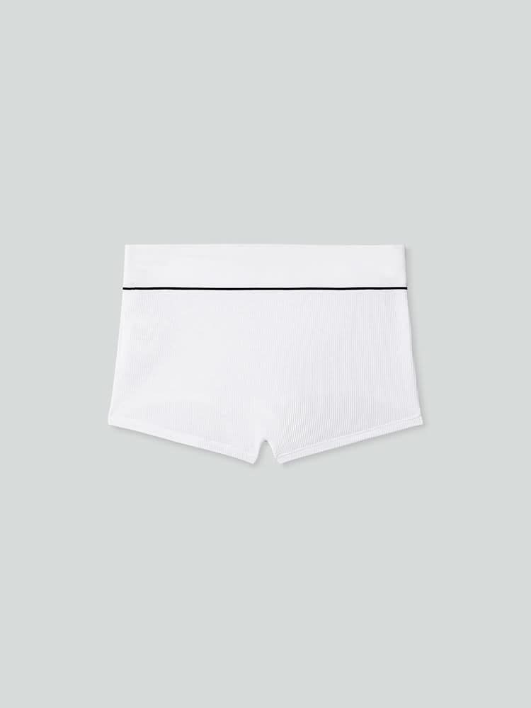 baumwollshorts mit farbkontrasten