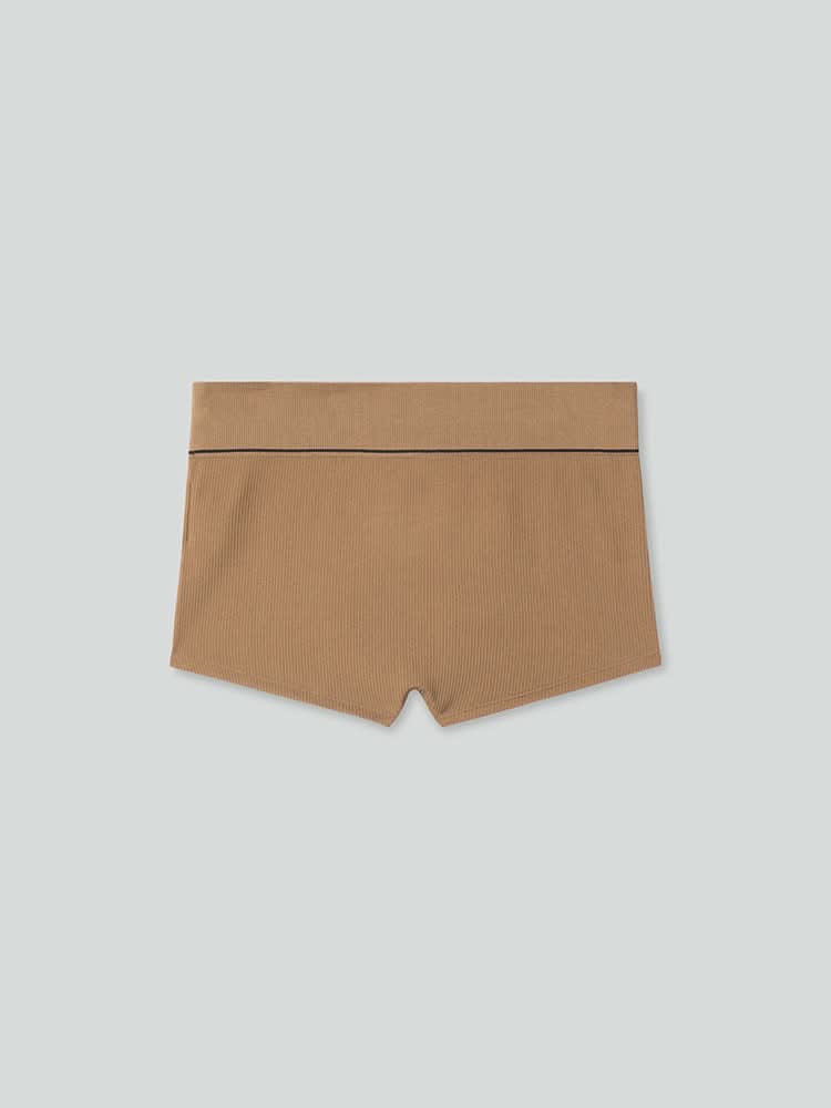 baumwollshorts mit farbkontrasten