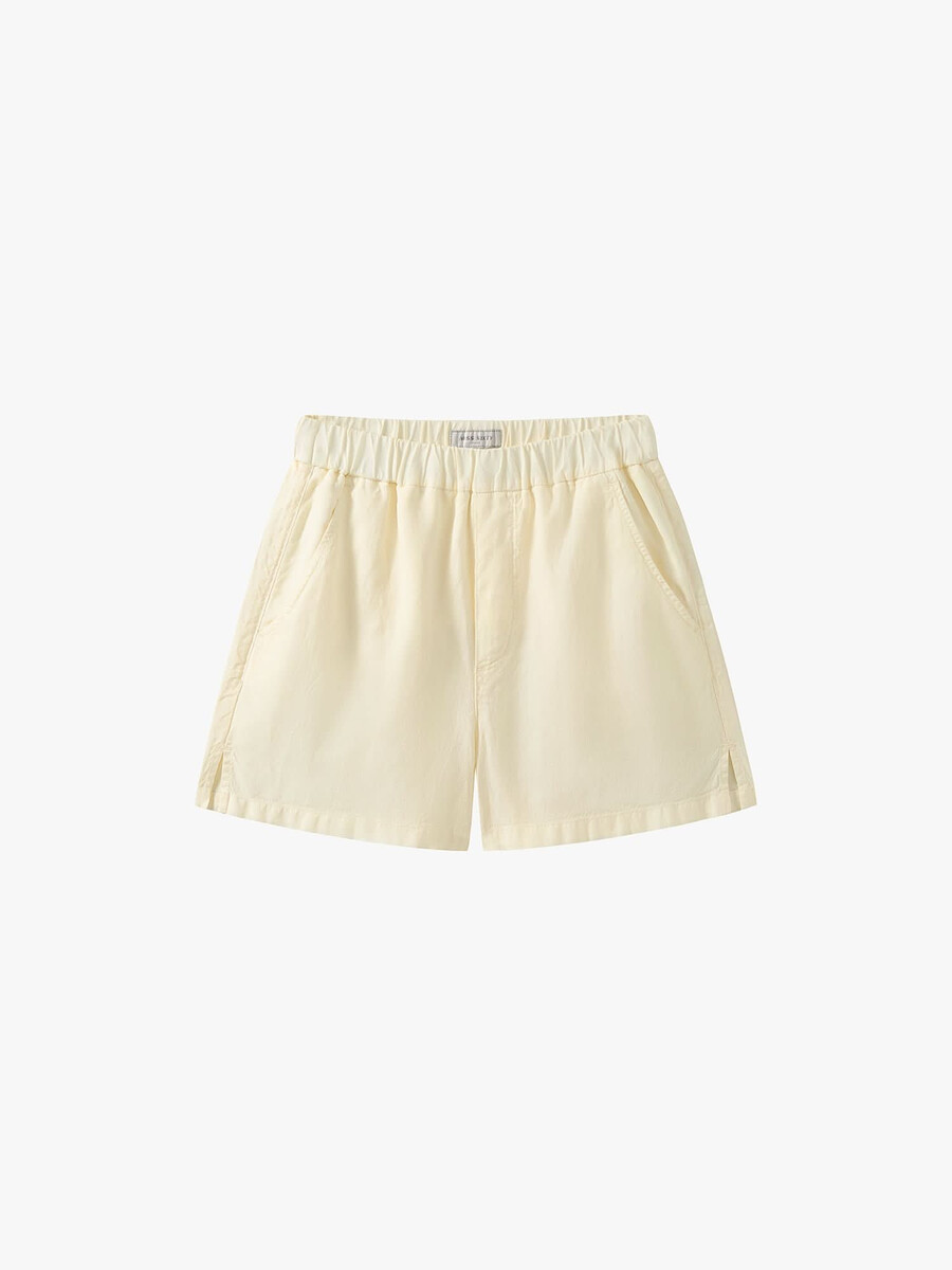 jeansshorts mit geradem bein