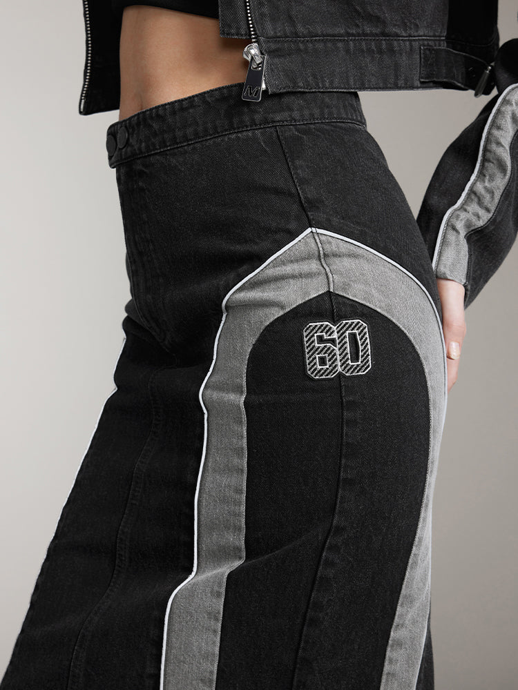 patchwork-jeans-midirock