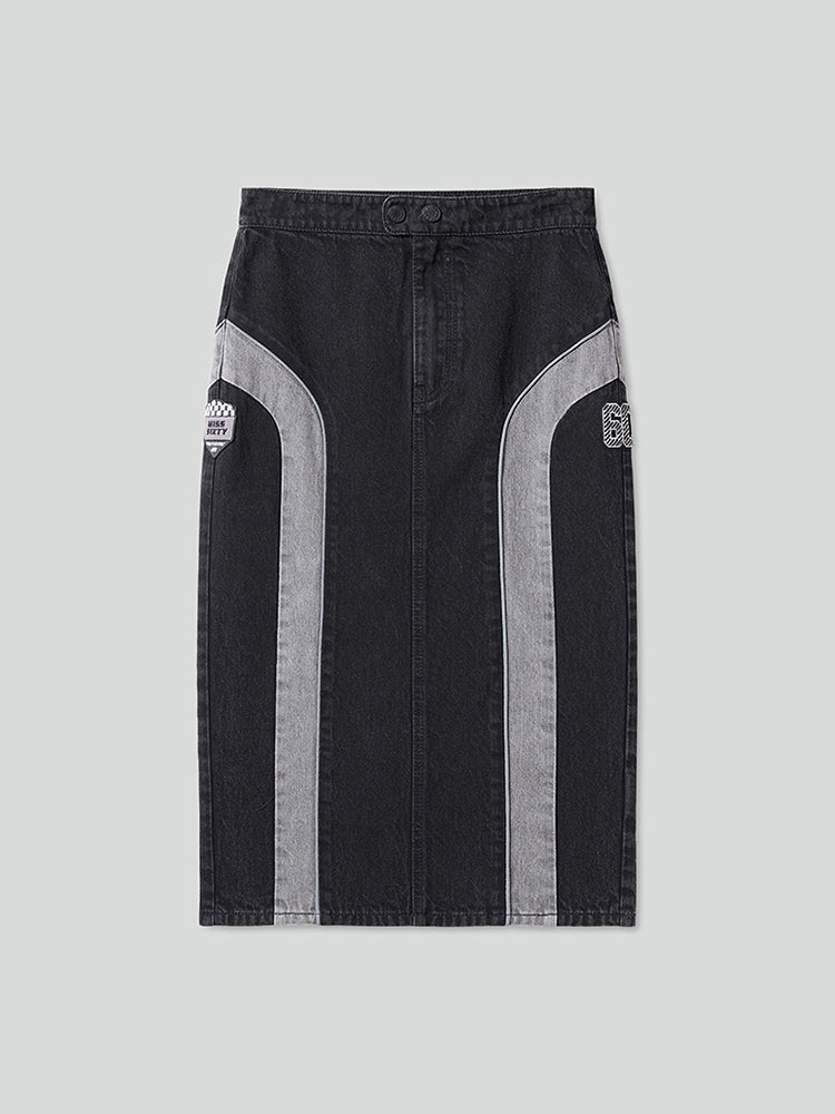 patchwork-jeans-midirock