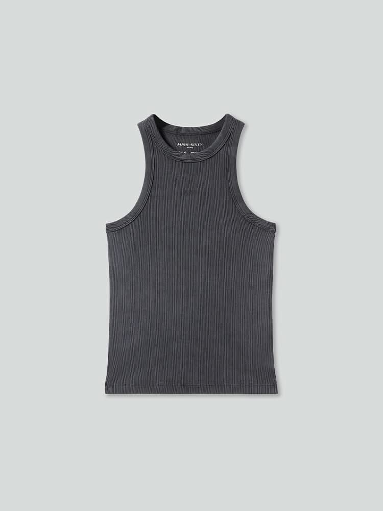 bedrucktes figurbetontes tanktop