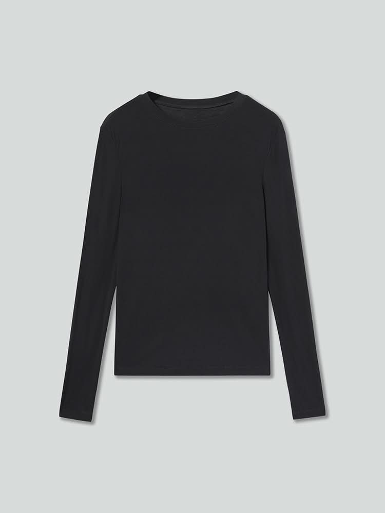 figurbetontes langarmshirt