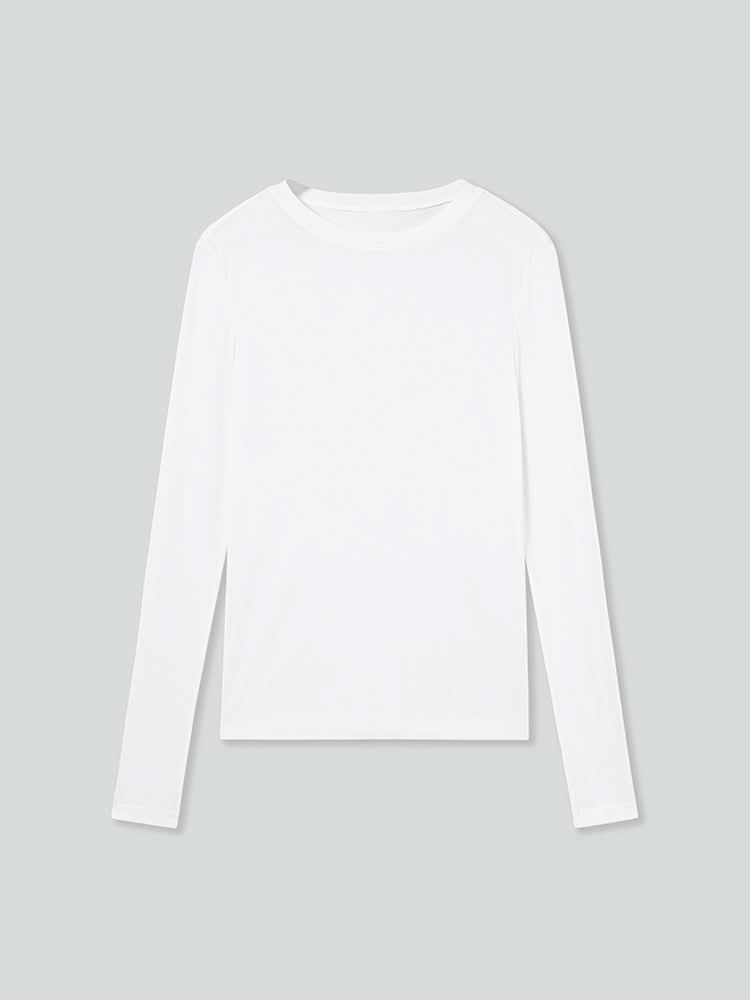 figurbetontes langarmshirt